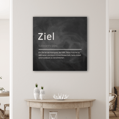 motivation-wandbild-definition-motivationsbild-schwarz-wandbild-vorschau-1zu1-6-Ziel