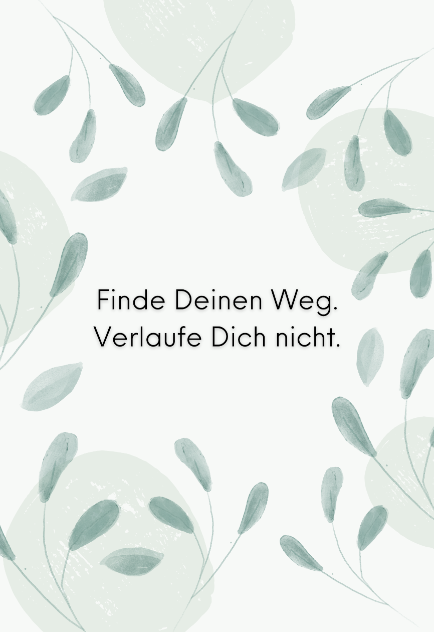 Finde-Deinen-Weg-verlaufe-Dich-nicht-Motivationsleinwand-Motivationsposter-Wandbild-Spruch-themotivation.de