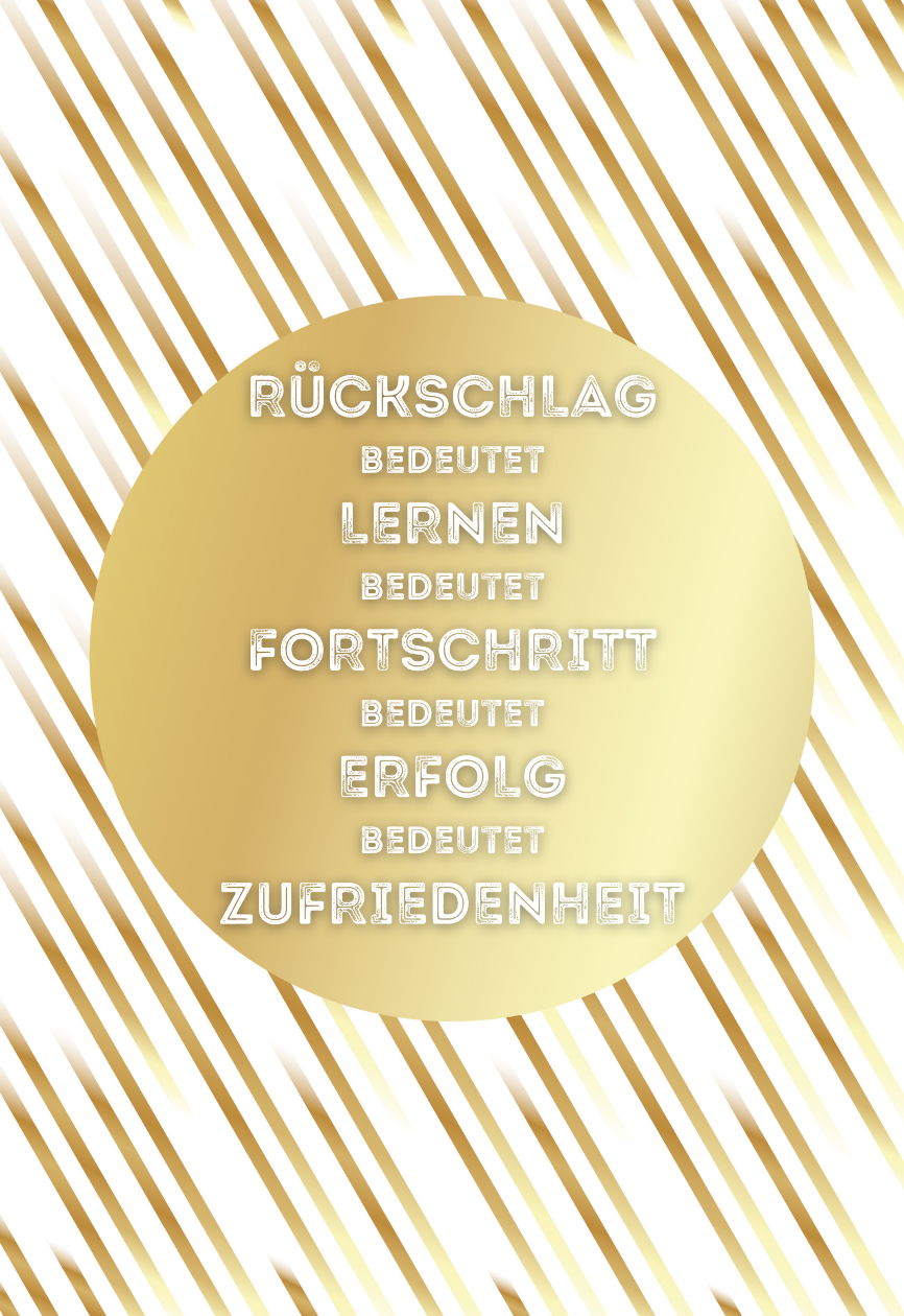 Rueckschlag-bedeutet-Lernen-bedeutet-Fortschritt-goldener-Kreis-Motivationsleinwand-Motivationsposter-Wandbild-Wanddekoration-Spruch-themotivation.de