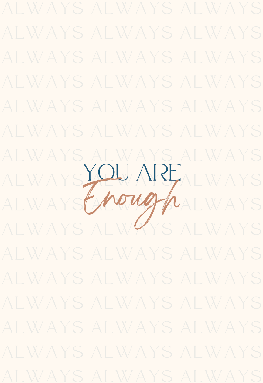 You-are-enough-Großer-Hintergrund-Motivationsleinwand-Motivationsposter-Wandbild-Wanddekoration-Spruch-themotivation.de