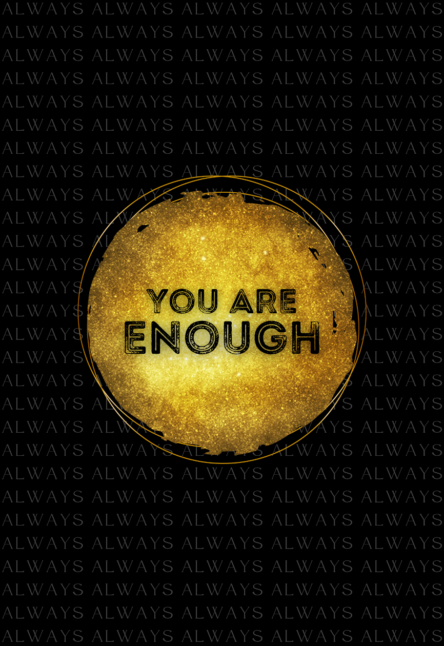 You-are-enough-rustikal-edel-Motivationsleinwand-Motivationsposter-Wandbild-Wanddekoration-Spruch-themotivation.de